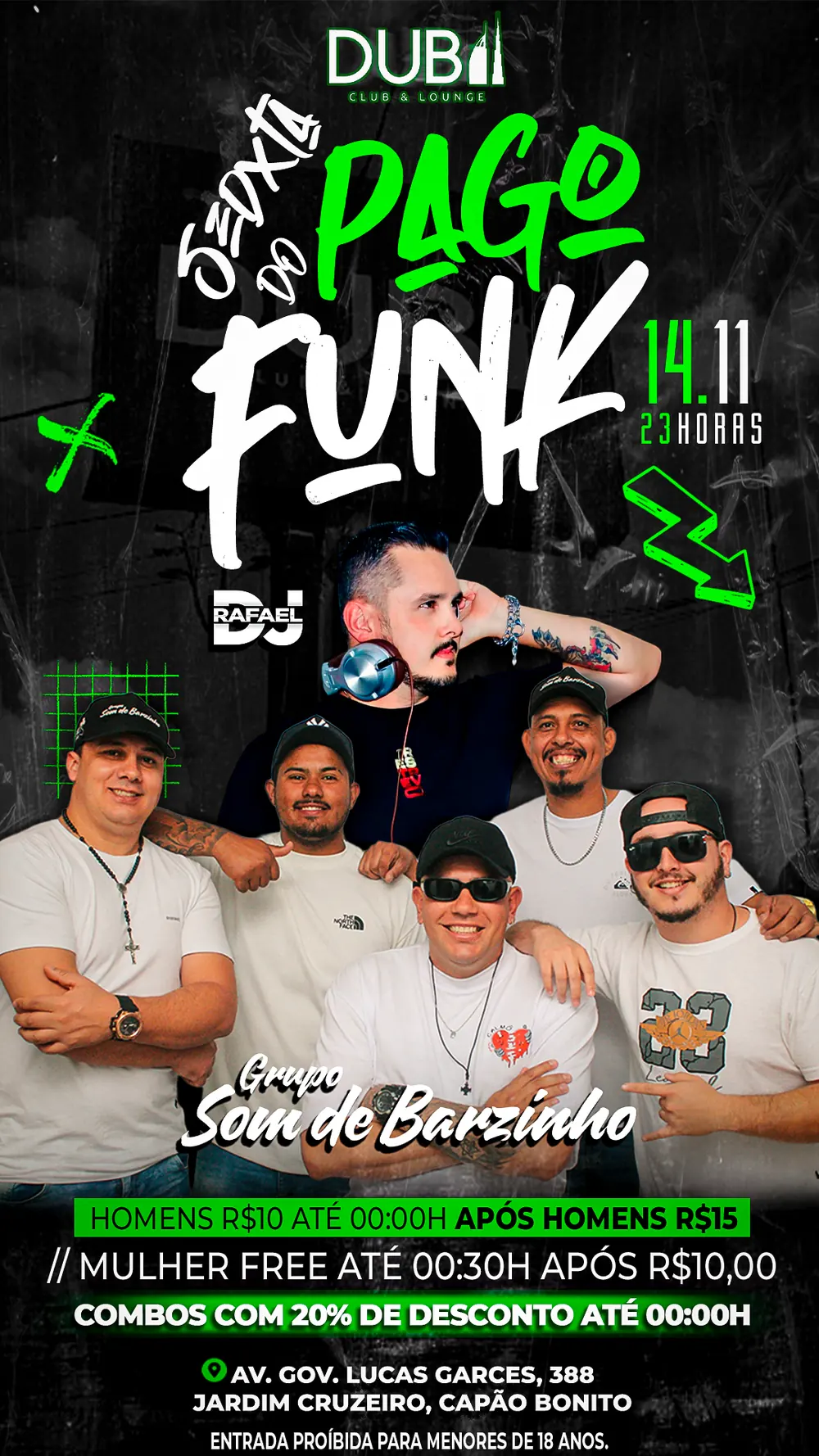 Sexta do pagofunk — Dubai Club