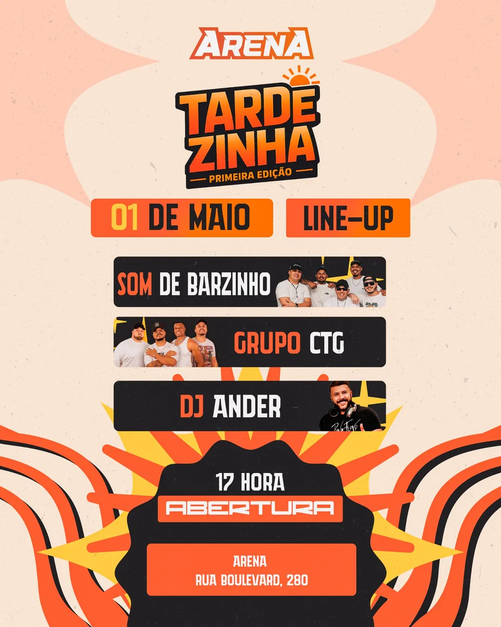 Tardezinha — line-up